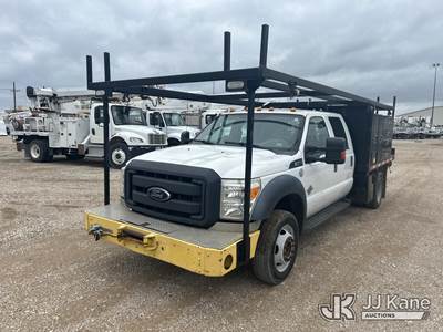2016 Ford F450 4x4 Crew-Cab Flatbed/Service Truck