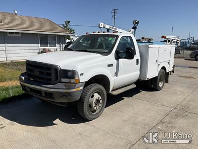 2002 Ford F-450 SD Regular Cab DRW Mechanics Service Truck