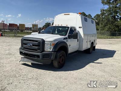 2015 Ford F450 4x4 Enclosed High-Top Service Truck