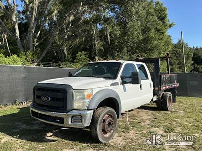 2014 Ford F-450 SD Crew Cab DRW Flatbed/Service Truck