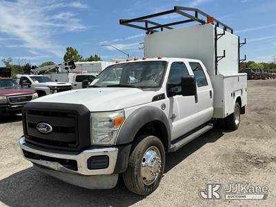 2011 Ford F450 2WD Crew-Cab Enclosed Service Truck