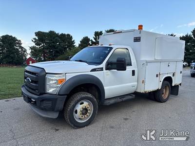 2013 Ford F450 4x4 Enclosed High-Top Service Truck