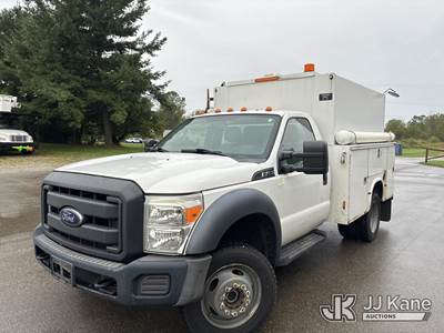 2015 Ford F450 4x4 Enclosed High-Top Service Truck