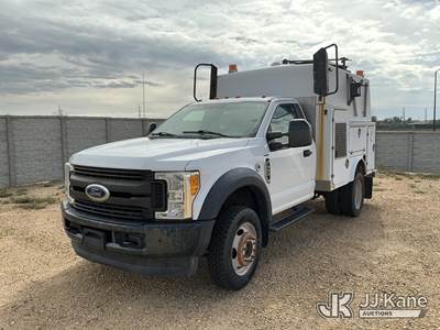 2017 Ford F-450 SD Regular Cab DRW Enclosed Utility/Air Compressor Truck