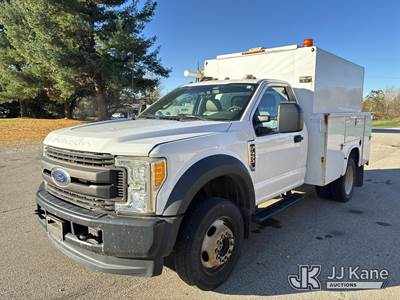 2017 Ford F450 4x4 Enclosed High-Top Service Truck