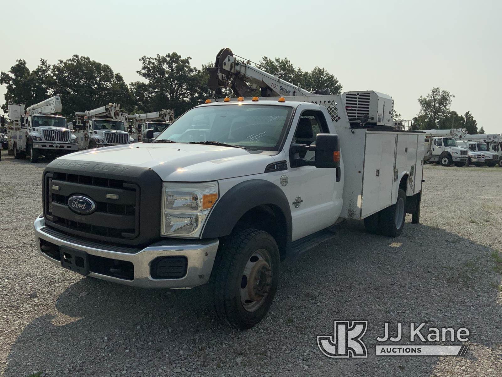 2014 Ford F550 4x4 Mechanics Service Truck For Sale, 254,859 Miles