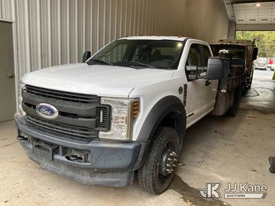 2018 Ford F550 4x4 SuperCab DRW Flatbed Truck