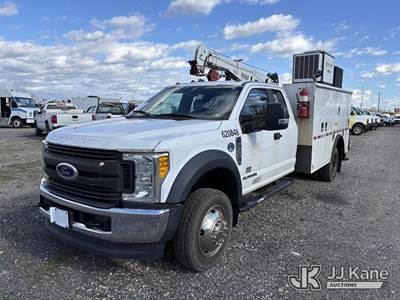 2017 Ford F550 4x4 Extended-Cab Mechanics Service Truck
