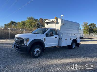 2019 Ford F550 4x4 Enclosed High-Top Service Truck