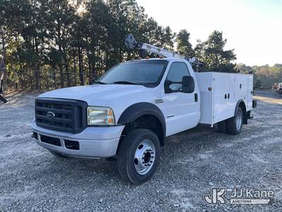 2007 Ford F550 4x4 Mechanics Service Truck
