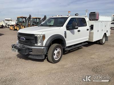 2018 Ford F550 4x4 Crew-Cab Service Truck