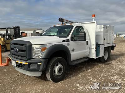 2012 Ford F-550 Regular Cab DRW 2WD Mechanics Service Truck