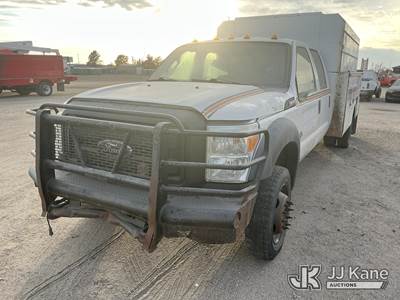 2013 Ford F-550 Crew Cab DRW 4WD Crew-Cab Enclosed Service Truck