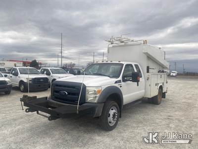2015 Ford F-550 Extended-Cab Enclosed Service Truck