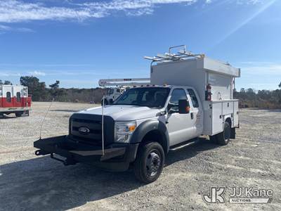 2016 Ford F-550 Extended-Cab Enclosed Service Truck