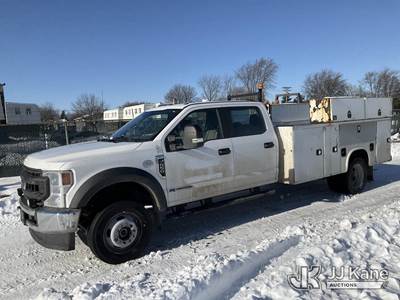 2020 Ford F550 4x4 Crew-Cab Service Truck