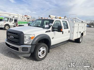 2013 Ford F550 4x4 Crew-Cab Service Truck