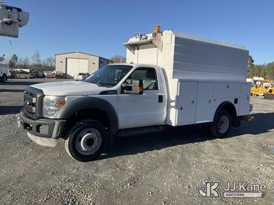 2015 Ford F550 Enclosed High-Top Service Truck