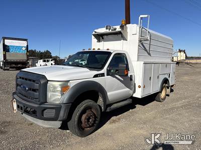 2012 Ford F550 Enclosed High-Top Service Truck