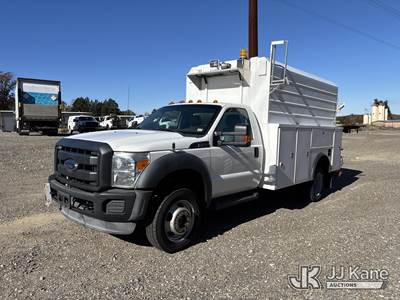 2015 Ford F550 4x4 Enclosed High-Top Service Truck