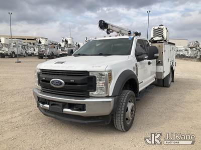 2019 Ford F550 4x4 Extended-Cab Mechanics Service Truck