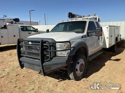 2013 Ford F-550 SuperCab DRW 4WD Extended-Cab Mechanics Service Truck