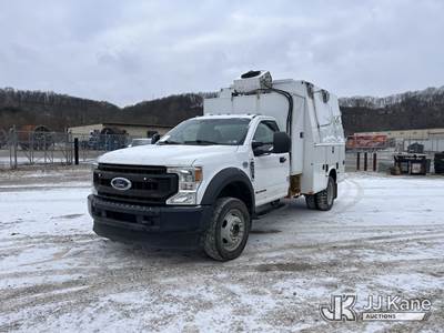 2020 Ford F550 4x4 Air Compressor/Enclosed Utility Truck