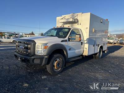 2014 Ford F-550 4x4 Enclosed High-Top Service Truck