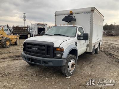 2010 Ford F550 2WD Van Body/Air Compressor Truck