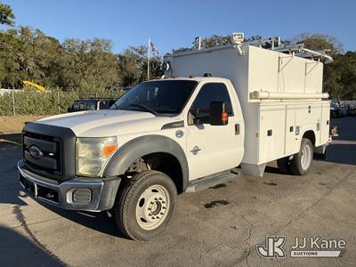 2016 Ford F550 4x4 Enclosed Service Truck