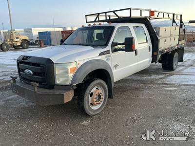 2011 Ford F-550 Crew-Cab Flatbed/Service Truck