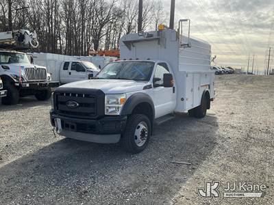 2012 Ford F550 Enclosed High-Top Service Truck