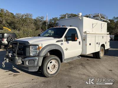 2015 Ford F550 4x4 Enclosed Service Truck