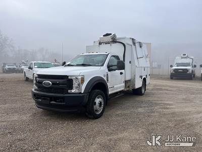 2019 Ford F550 4x4 Air Compressor/Enclosed Utility Truck