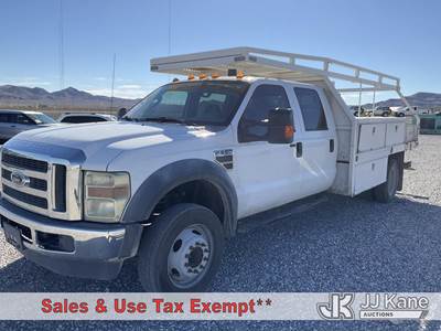 2010 Ford F550 Crew-Cab Flatbed/Service Truck