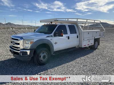 2011 Ford F-550 Crew-Cab Flatbed/Service Truck