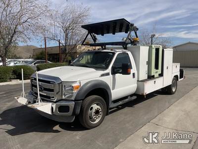 2012 Ford F-550 Regular Cab DRW 2WD Mechanics Service Truck