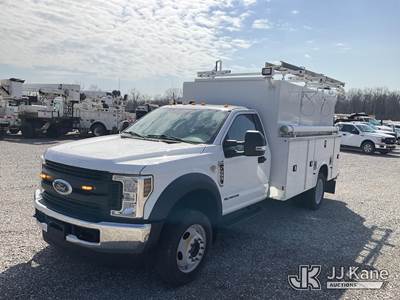 2019 Ford F550 4x4 Enclosed High-Top Service Truck
