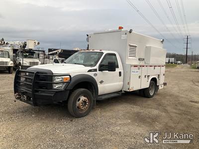 2015 Ford F550 4x4 Enclosed High-Top Service Truck