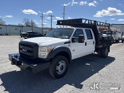 2013 Ford F-550 Crew-Cab Flatbed/Service Truck