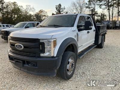 2019 Ford F550 4x4 Crew-Cab Flatbed/Service Truck