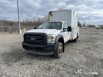 2012 Ford F-550 SuperCab DRW 2WD Enclosed Service Truck