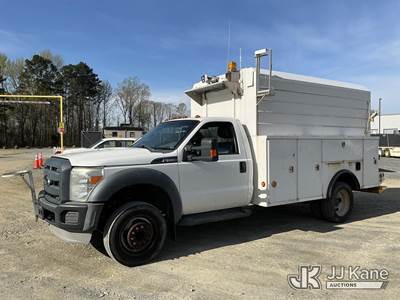 2012 Ford F550 Enclosed High-Top Service Truck