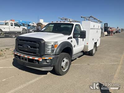 2012 Ford F-550 Regular Cab DRW 2WD Enclosed Service Truck