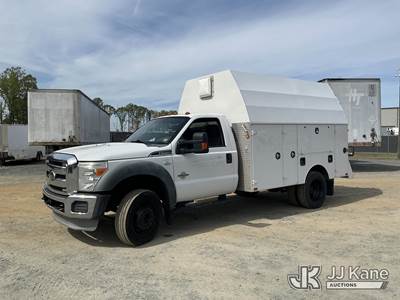 2012 Ford F550 Enclosed High-Top Service Truck