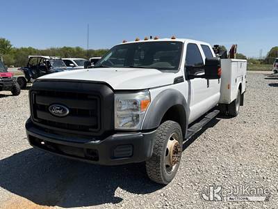 2012 Ford F550 4x4 Crew-Cab Service Truck