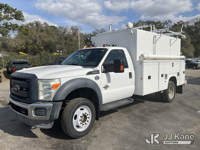 2016 Ford F550 4x4 Enclosed Service Truck