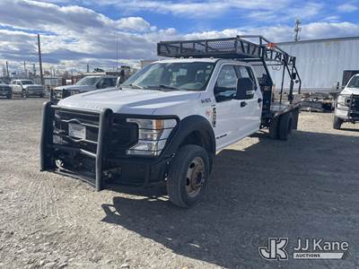 2020 Ford F550 4x4 Crew-Cab Flatbed/Service Truck