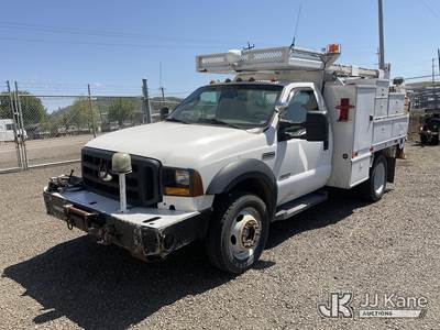 2006 Ford F550 4x4 Flatbed/Service Truck