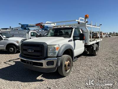 2015 Ford F-550 Regular Cab DRW 2WD Flatbed/Service Truck
